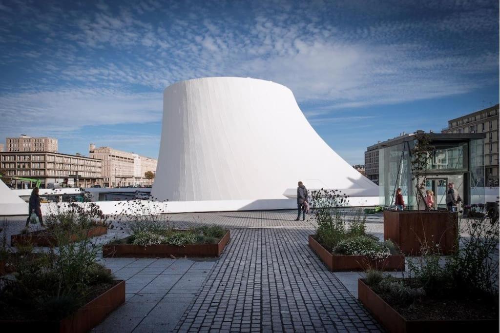 "L'Escapade Havraise" Studio Parking Gratuit Coeur De Ville Le Havre Bagian luar foto